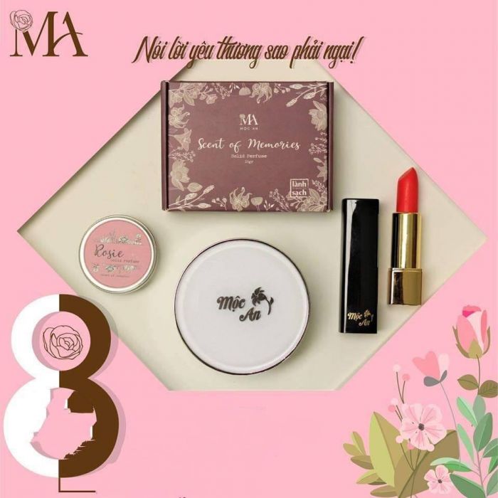 Combo trang điểm cuốn hút Mộc An Combo trang điểm cuốn hút Mộc An